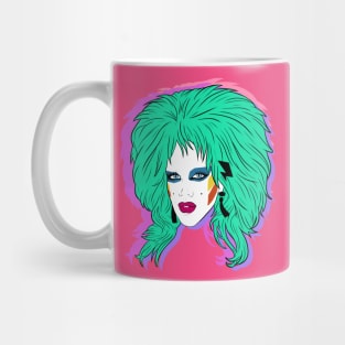 Lill the drag queen 80s block colour Mug